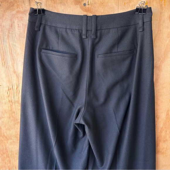 Vince Pleat Front Crop Black Wide Leg Pants - Picture 7 of 16